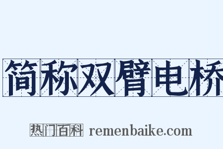 简称双臂电桥是什么意思的图片